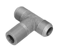 Stylebest Coude en T Droit pour Compresseur D'air, Raccord Pneumatique Durable pour Connexion Rapide et Contrôle du Débit dans les Compresseurs D'air, Fonte, 1 unité