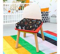 Stylebest Coussin de Siège pour Enfant en Bas âge, Coussinets de Chaise Haute Réglables et Portables, Support de bébé Doux et Non Toxique pour la Maison, les Voyages et les Restaurants 32.5x32.5cm