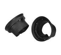 Stylebest Coussin Isolant étanche pour Haut-Parleur, 2 Pièces, pour Système Audio de Voiture, Gel de Silice de qualité Supérieure, Antidérapant et Résistant aux Rayures, Réduit Les Vibrations (Noire)
