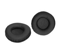 Stylebest Coussinets de Casque de Remplacement Souples pour -Technica ATH-WS70 ATH-WS77 -WS99 et MDR-V55 MDR-V500-7502 - Cuir Artificiel de Haute qualité, 2 Unités (Noire)