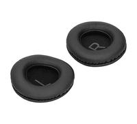 Stylebest Coussinets d'oreille Ronds de 85mm, Coussins de Remplacement en Mousse Souple pour écouteurs avec Signes L R, Cuir Artificiel Durable, Paquet de 2