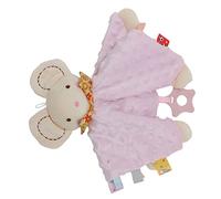 Stylebest Couverture de sécurité pour bébé, Peluche Douce et Lumineuse, Câlin pour Nourrissons, Poupée Animale Mignonne, 28cm (Rose)