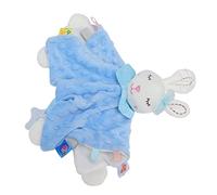 Stylebest Couverture de sécurité pour bébé, Peluche Douce et Lumineuse, Câlin pour Nourrissons, Poupée Animale Mignonne, 28cm (Lapin Bleu)