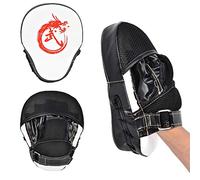 Stylebest de Cible en Cuir PU pour L'entraînement de Poinçonnage et de Kickboxing, Design incurvé, Taille 11,02 X 7,48 X 1,38 Pouces, adapté à la Boxe Thaïlandaise et au Taekwondo