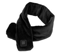 Stylebest Écharpe Chauffante pour la Chaleur et le Confort de L'hiver Enveloppement de Cou électrique Réglable avec Trois Réglages de Température 80 Cm (Noire)