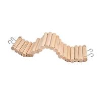 Stylebest Échelle pour Animaux de Compagnie pour Petits Animaux, Pont Suspendu d'escalade en Bois 7.5 * 30cm pour Hamsters, Perroquets, Souris et Gerbilles