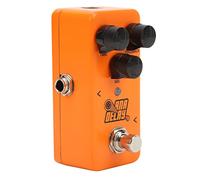 Stylebest Effet Guitare à Retard Numérique avec Modulation et Saturation pour Musiciens, Pédale Métallique à Retard Long de 800 Ms, Orange