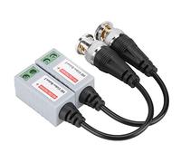 Stylebest Émetteur Balun Vidéo Passif HD 1080P pour CVI/TVI, Matériau ABS Durable, Transmission Longue Distance jusqu'à 150 M, Installation Facile avec Tête BNC