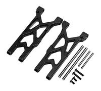 Stylebest Ensemble de Bras Oscillants Inférieurs Avant RC 1/10, Installation Facile pour Typhon Big Rock Senton en Alliage D'aluminium (Noire)