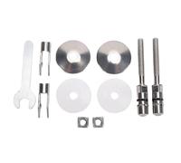 Stylebest Ensemble de Charnière de Fixation de Siège de Toilette, Acier Inoxydable, Support de Charnière de Couvercle de Toilette, M6 X 71,5 Mm, Installation Facile pour Sièges de