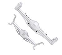 Stylebest Ensemble de Coques de Boîtier D'essieu Avant et Arrière RC Haute Résistance, Installation Facile pour Voiture 1/10 RC Compatible avec Capra 1.9 UTB 2 Pièces (Argent)
