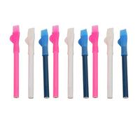 Stylebest Ensemble de Crayons en Tissu 9 Pièces avec Ligne Claire et Nettoyage Facile pour la Couture et la Couture, Couleurs Rouge Bleu, 8.8 Cm de Long