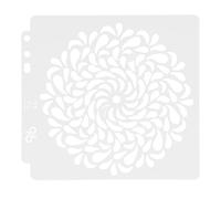 Stylebest Ensemble de Pochoirs Mandala 9 Pièces, Modèles Durables et Sûrs pour Peinture Artisanale, Scrapbooking, en PET, Parfaits pour les Projets de Bricolage