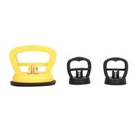 Stylebest Ensemble de Ventouses en Verre Robuste pour Déplacer des Objets Lourds-3 Pièces avec Poignée Durable pour le Déplacement de Carreaux et de Verre-jaune et Noir