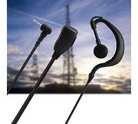 Stylebest Ensemble D'écouteurs à écoute Unique, Casque ABS Léger avec Son Clair pour Utilisation Talkie-walkie, 90 Cm de Long, 2 Pièces