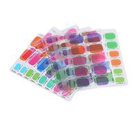 Stylebest Extensions D'ongles en Fibre de Verre pour Bricolage Nail Art, Configuration Flexible et Légère pour Salon à Domicile, 6 Formes Disponibles, 12 Pièces au Total