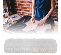 Stylebest Fausses Perles Rondes Artificielles, sans Trou, pour Bijoux, Accessoires de Bricolage, en Matériau ABS Durable, 650 Pièces (Boîte de 4 (320 pièces))