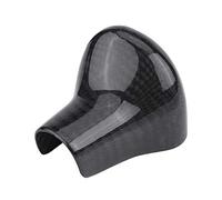 Stylebest Garniture de Couvercle de Pommeau de Levier de Vitesse en Fiber de Carbone, Conception Ergonomique Antidérapante pour S6 S7 Noir 7.8x6cm 1 Pièce
