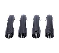Stylebest Garniture de Couverture de Poignée de Porte Extérieure, 4 Pièces, Style Fiber de Carbone pour 2019 - 2021, Durable et Décoratif