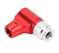 Stylebest Gonfleur de Pneu de Vélo CO2, Conception Durable et Efficace pour Valves Presta et Américaines, Compatible avec Les Cartouches 12 G, 16 G, 18, 25, Idéal pour Les Cyclistes (Rouge)