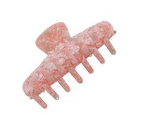 Stylebest Grandes Pinces à Cheveux, Design Durable et Tendance pour Femmes, avec Perles, Parfaites pour un Usage Quotidien (Orange Rouge)