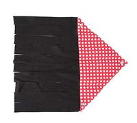 Stylebest Hamac pour Animaux de Compagnie, Lit Suspendu Doux et Résistant avec Pompons pour Petits Oiseaux et Hamsters, Toile et Polaire, Disponible en 3 Couleurs (Pois + Noir)