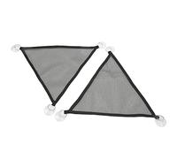 Stylebest Hamac Triangulaire pour Reptiles, 2 Pièces, Facile à Nettoyer et Pliable pour Lézards, Hamsters et Serpents, en Plastique Souple (S)