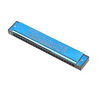 Stylebest Harpe Diatonique Harmonica Professionnelle Mouthorgan pour Enfants, Cadeaux élégants, Design Noir éblouissant, 24 Trous (Bleue)