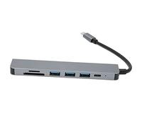Stylebest Hub USB C 7 en 1, Adaptateur Multifonctionnel 4K pour Pro, Extenseur de Périphérique Portable en Alliage D'aluminium