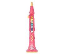 Stylebest Jouet Clarinette à Volume Réglable, Instrument de Musique Mignon pour Enfants de 3 Ans et Plus, Cadeau éducatif en Plastique (Rouge)