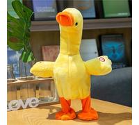Stylebest Jouet de Canard Parlant, Poupée en Peluche Mignonne et éducative Imitant Le Son du Chant et de la Marche pour Les Enfants, 1 X Coton en Peluche (Version Rechargeable)