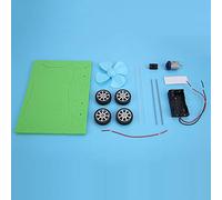 Stylebest Jouet éducatif de Modèle de Voiture D'énergie éolienne de Bricolage pour des Enfants Assemblant des Matériaux Durables Sûrs et Amusants 16.5 * 9 Cm