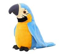 Stylebest Jouet en Peluche Perroquet Parlant électrique, Répétez Ce Que Vous Dites en Secouant Le Corps et Les Ailes, pour Enfants, Cadeaux pour Bébés de 3 Ans et Plus (Bleue)