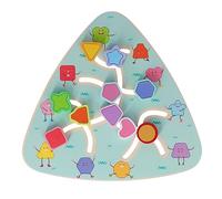 Stylebest Jouets de Labyrinthe en Bois pour L'apprentissage Précoce avec des Caractéristiques de Puzzle Colorées pour Améliorer Les Compétences Cognitives des Enfants de 3 Ans et Plus - Bois Massif,