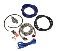 Stylebest Kit de Câblage D'amplificateur 8GA, Câble D'alimentation Universel avec Fusible pour Systèmes Audio de Caisson de Basses de Voiture, PVC Durable, Ensemble Complet de Haute qualité