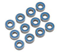 Stylebest Kit de Roulements Scellés en Caoutchouc de Haute Précision, 12 Pièces, Idéal pour les Voitures RC, en Acier Inoxydable, Durable, adapté au Super Blackfoot Stadium Blitzer