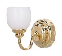 Stylebest Lampe Murale pour Maison de Poupée, Lumière Miniature, Conception Magnétique, pour Maisons de Poupée 1/12, Alimentée par Batterie, en Métal et en Verre