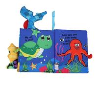 Stylebest Livre en Tissu Doux pour bébé, Jouet Queue d'animal pour Le Développement Précoce, activité de Lecture, 25.5x21cm, Durable avec des Couleurs Vives (Livre en Tissu)