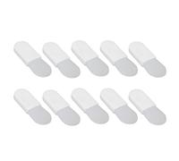 Stylebest Lot de 10 Pinceaux pour Masque Facial en Silicone pour une Application Facile des Masques de Boue et D'argile, Outils Portables et Réutilisables en Silicone (Style de pouce de langue)