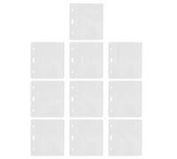 Stylebest Lot de 10 Protecteurs de Cartes étanches en PVC Transparent pour Dossiers de Vaccination, Pochette D'identification Durable pour Enseignants, étudiants, Professionnels de la santé, 4,7 X
