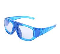 Stylebest Lunettes de Basket Résistantes aux Chocs avec Verres Anti-rayures et Protection UV pour Sports de Plein Air, 15 X 5 Cm, 1 Paire (Bleue)