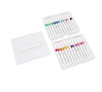 Stylebest Marqueurs de Peinture Acrylique 24 Couleurs pour Plusieurs | Pigment et Plastique, Pas Besoin de Secouer, Boîte de Rangement Incluse, Idéal pour le Bricolage sur Toile de Roche, Verre,