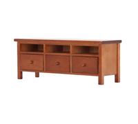 Stylebest Meuble TV Miniature Décoratif en Bois, Modèle pour Maison de Poupée 1/12, Design Simple et Beau, Parfait pour la Décoration de la Maison (Châtaigne)