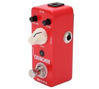 Stylebest Micro Pédale de Distorsion à Gain élevé, Mini Effets en Métal Rouge pour les Joueurs de Guitare électrique avec un Véritable Son de Dérivation