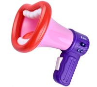 Stylebest Microphone Changeur de Voix, Haut-Parleur Vocal Amusant avec 3 Effets Sonores, Changeur de tonalité pour Enfants, Jouet D'enregistrement avec Lecture en Boucle pour Enfants (Rouge)