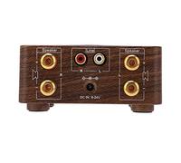Stylebest Mini Amplificateur de Puissance Bluetooth, Deux Canaux 50 W | Conception à de bois, entrée audio USB, prend en charge le disque U, connecte les appareils mobiles