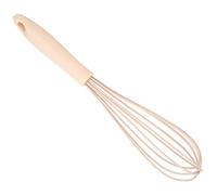Stylebest Mini Batteur à œufs en Silicone Rose, Mélangeur Manuel Flexible pour la Cuisine, 450 ℉, Résistant à la Chaleur, 11,8x2,8 Pouces