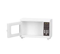 Stylebest Mini Four à Micro-Ondes Modèle 1:12 Accessoires de Décoration de Maison de Poupée en Bois Composite de Haute qualité Cadeau Délicat et Vif pour Les Maisons Miniatures