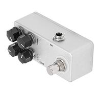 Stylebest Mini Overdrive à Pédale à Effet Entièrement Métallique avec 4 Boutons de Fonction pour Guitaristes et Bassistes, Conception Durable