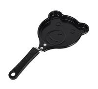 Stylebest Mini Poêle à œufs Antiadhésive, Machine à Omelette en Fer Inoxydable Durable pour Enfants et étudiants, Parfaite pour les Petits Déjeuners Rapides (Ours)